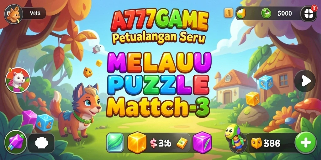 Tampilan screenshot gameplay A777GAME yang adiktif dan penuh warna.