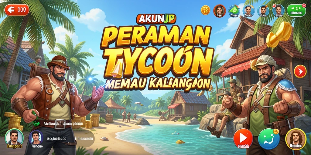 Gambaran gameplay AKUNJP yang seru dan menantang.