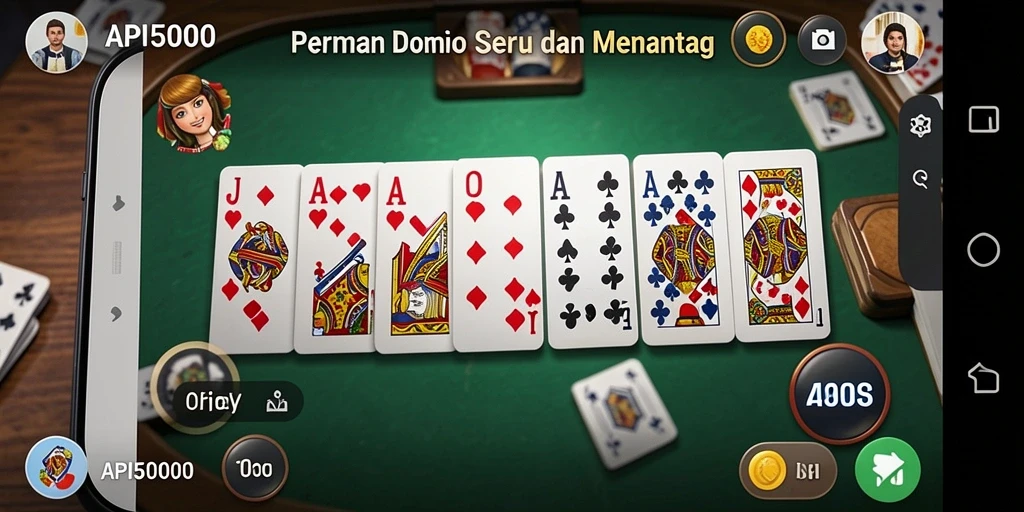 Tampilan gameplay menarik dari API5000 dengan aksi Domino seru.