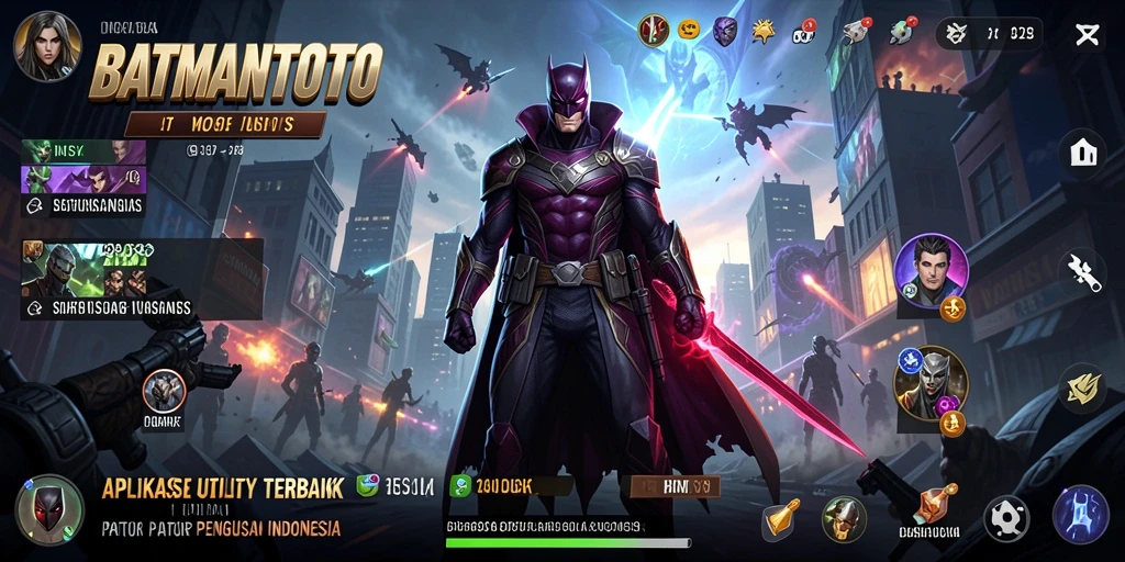 Tampilan utama BATMANTOTO yang menunjukkan semua fitur Utility.
