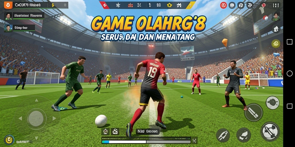 Tampilan antarmuka menarik dan gameplay yang dinamis dalam CACOR78.