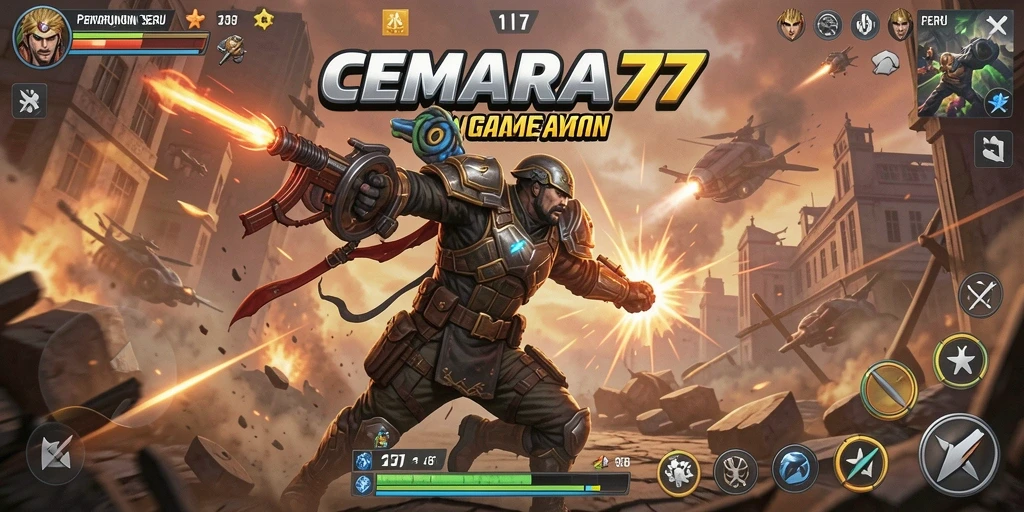 Tampilan menarik dari gameplay CEMARA77 yang penuh aksi.
