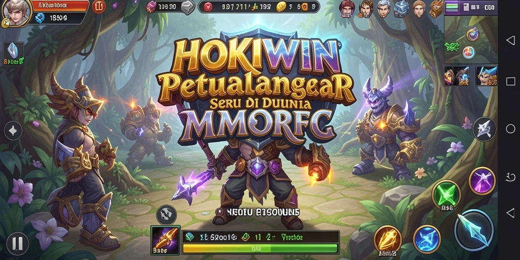Gameplay HOKIWIN menunjukkan aksi seru di dunia MMORPG.