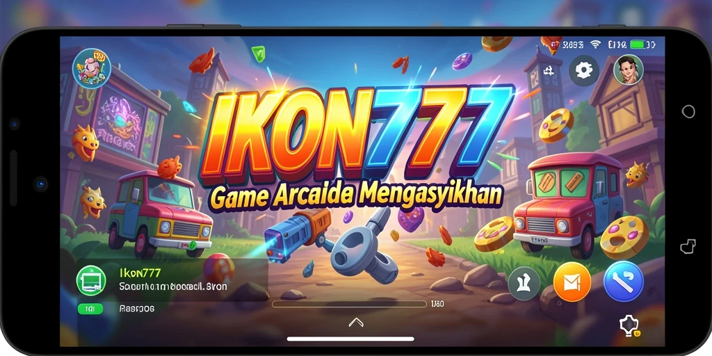 Screenshot gameplay menunjukkan aksi seru dalam IKON777.