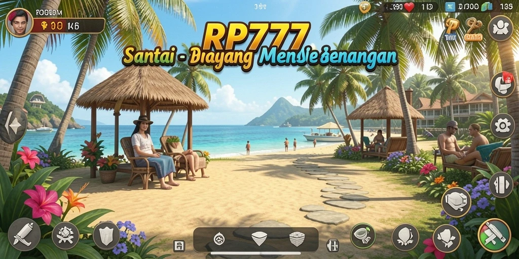 Tampilan menarik dari gameplay santai RP777.