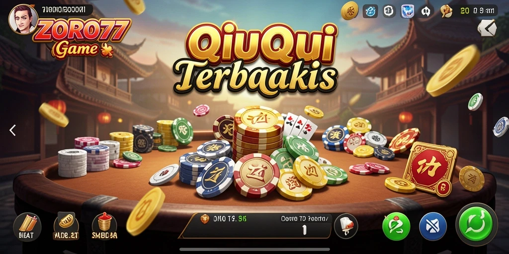 Screenshot gameplay ZORO77 menampilkan pertempuran QiuQiu yang seru.